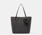 Nine West Bex Tote Bag - Jet Black Logo