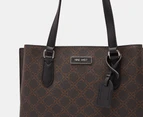 Nine West Shonda Carryall - Brown Logo/Black