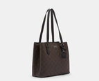 Nine West Shonda Carryall - Brown Logo/Black