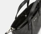 Nine West Bex Mini Tote Bag - Jet Black Logo