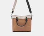 Nine West Lior Satchel Bag - Dark Khaki/Black Multi