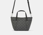 Nine West Bex Mini Tote Bag - Jet Black Logo