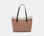 Nine West Lior Tote Bag - Dark Khaki/Black Multi