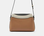 Nine West Lior Mini Dome Crossbody Bag - Dark Khaki/Black Multi