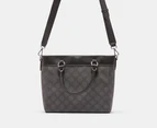 Nine West Lior Satchel Bag - Black Logo