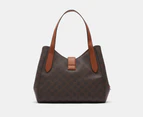 Nine West Gelina 3-Compartment Carryall - Brown Logo