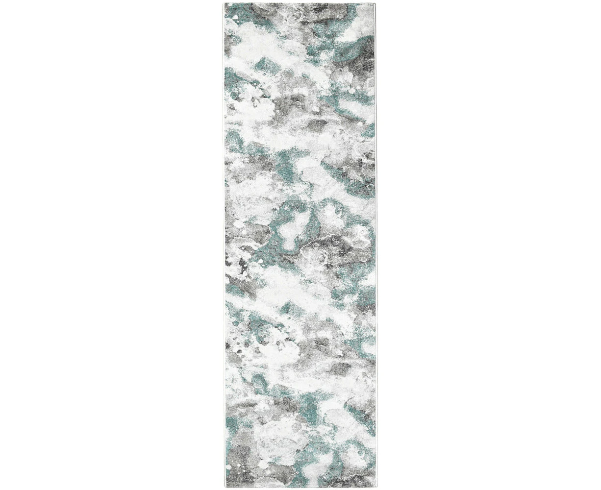 Cheapest Rugs Online Chester 35 In Green : Runner Rug