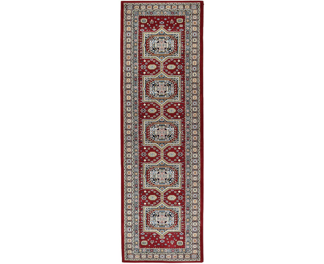 Cheapest Rugs Online Charter 57149-1454 In Red : Runner Rug