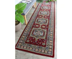 Cheapest Rugs Online Charter 57149-1454 In Red : Runner Rug