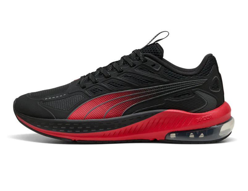 Puma Men's X-Cell Lightspeed Running Shoes - Puma Black/For All Time Red