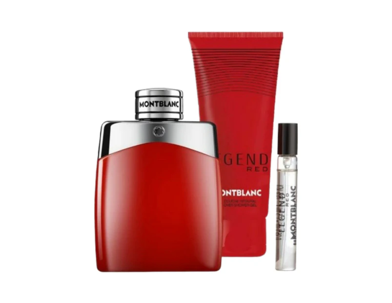 Montblanc Legend Red 3 Piece 100ml Eau De Parfum