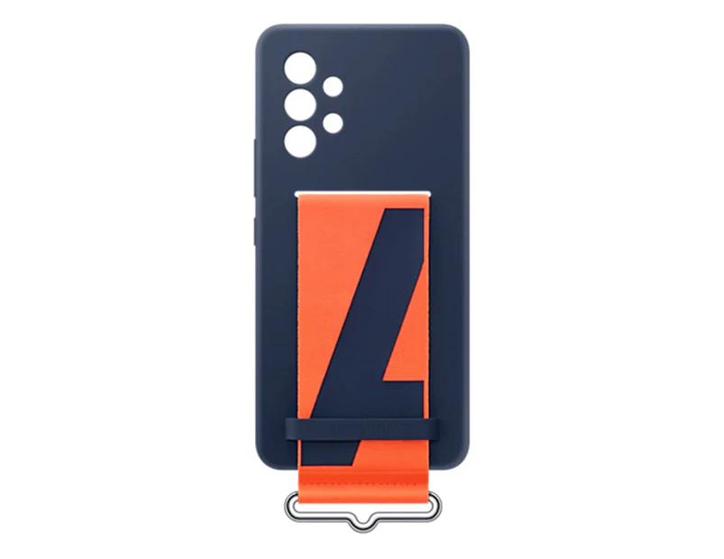 Samsung Galaxy A53 5G Silicone Cover with Strap EF-GA536TNEGWW - Navy