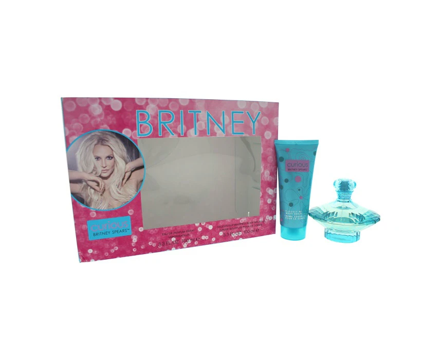 Britney Spears Curious 2pc Set  EDP & Body Souffle 100ml