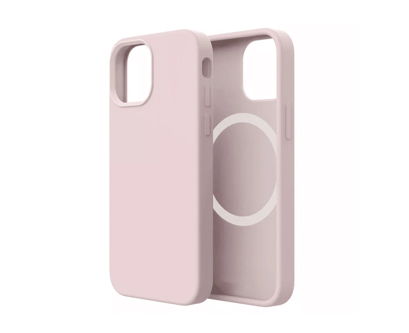 iPhone 16 Pro Max Soft Liquid Silicone Case Cover: Non-Toxic, Anti-Stains, Drop-Proof With MagSafe Compatibility - Baby Pink