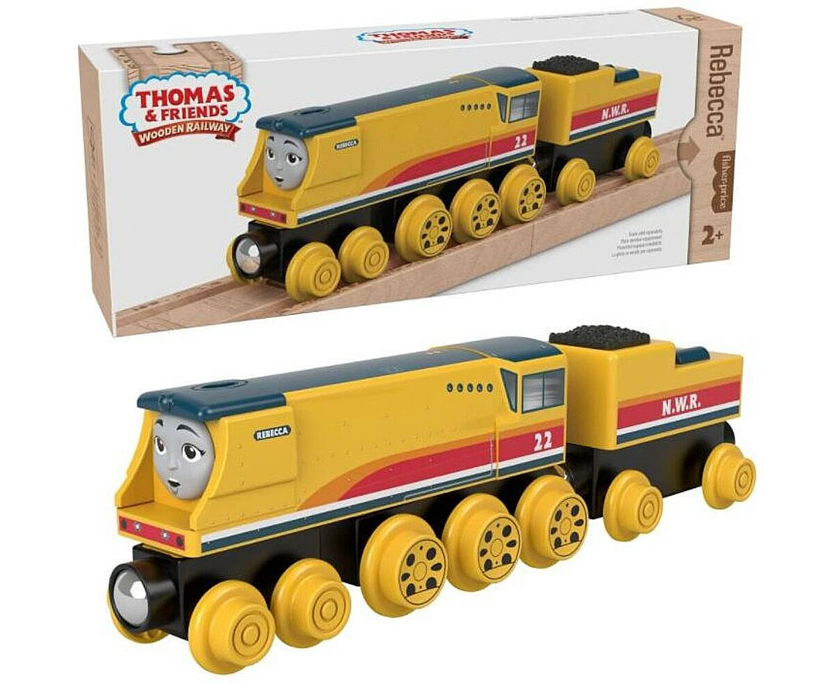 Thomas & Friends: Wooden Railway Rebecca Engine and Coal-Car