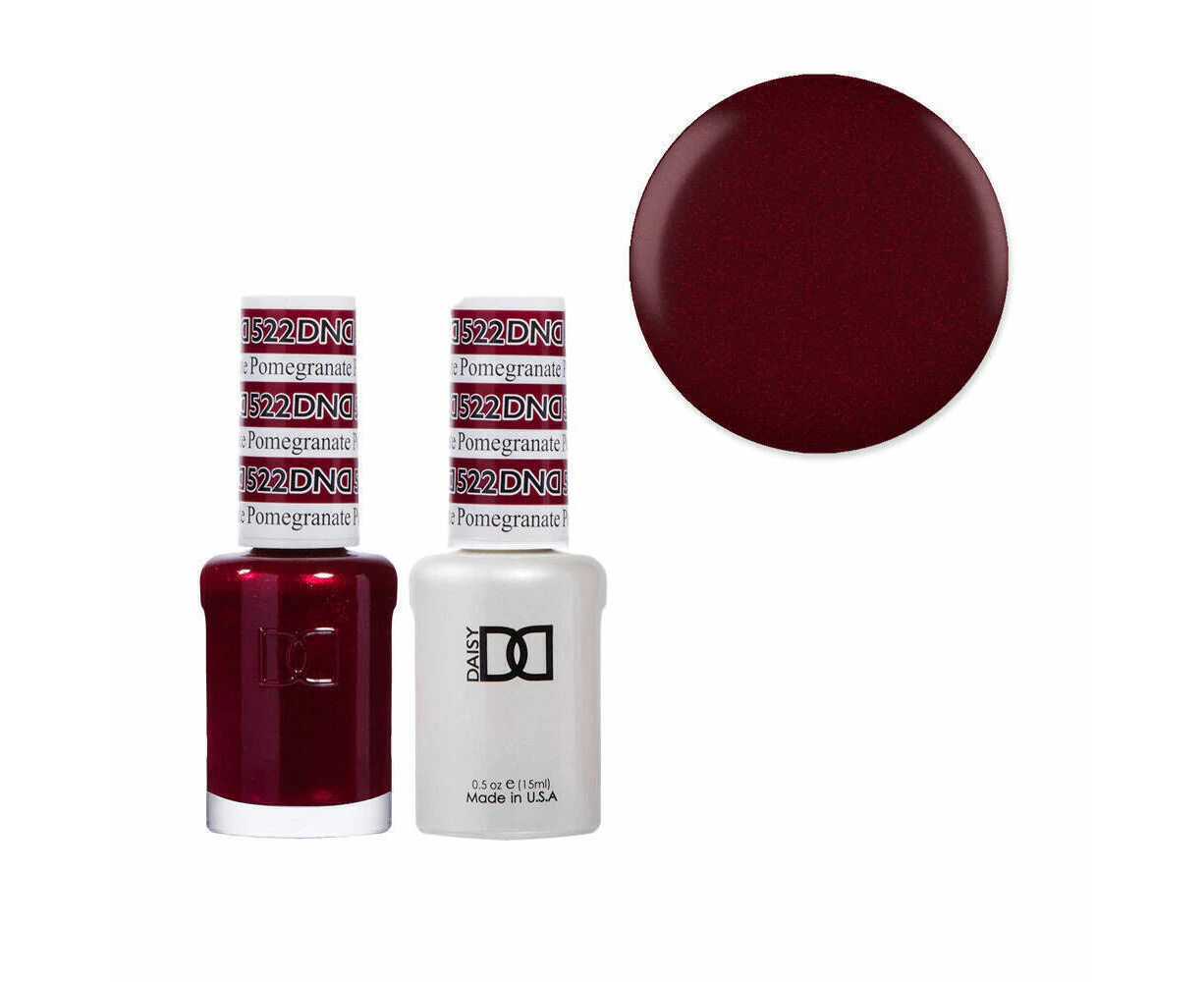 DND 522 Pomegranate - Daisy Collection Gel & Lacquer Duo 15ml