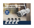 UL-tech Wireless CCTV Security System 8CH NVR 3MP 4 Square Cameras