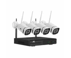 UL-tech Wireless CCTV Security System 8CH NVR 3MP 4 Square Cameras