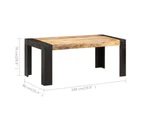 vidaXL Dining Table 180x90x76 cm Solid Mango Wood