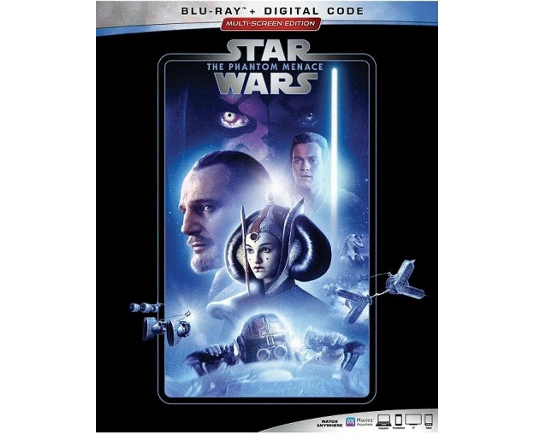 Star Wars: Episode I: The Phantom Menace  [Blu-Ray Region A: USA] Ac-3/Dolby Digital Theater System, USA import