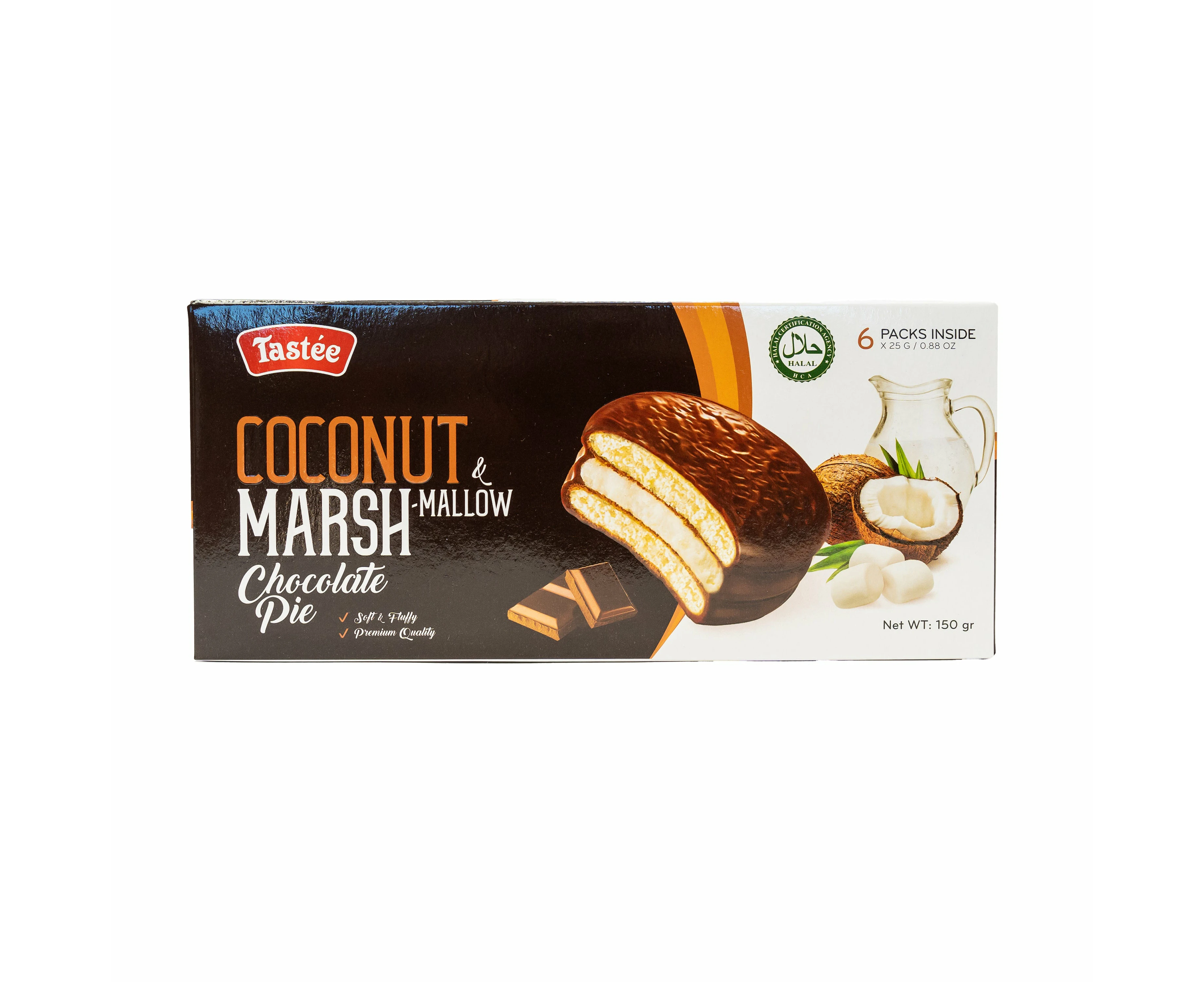 Tastee Coconut & Marshmallow Chocolate Pie 150g