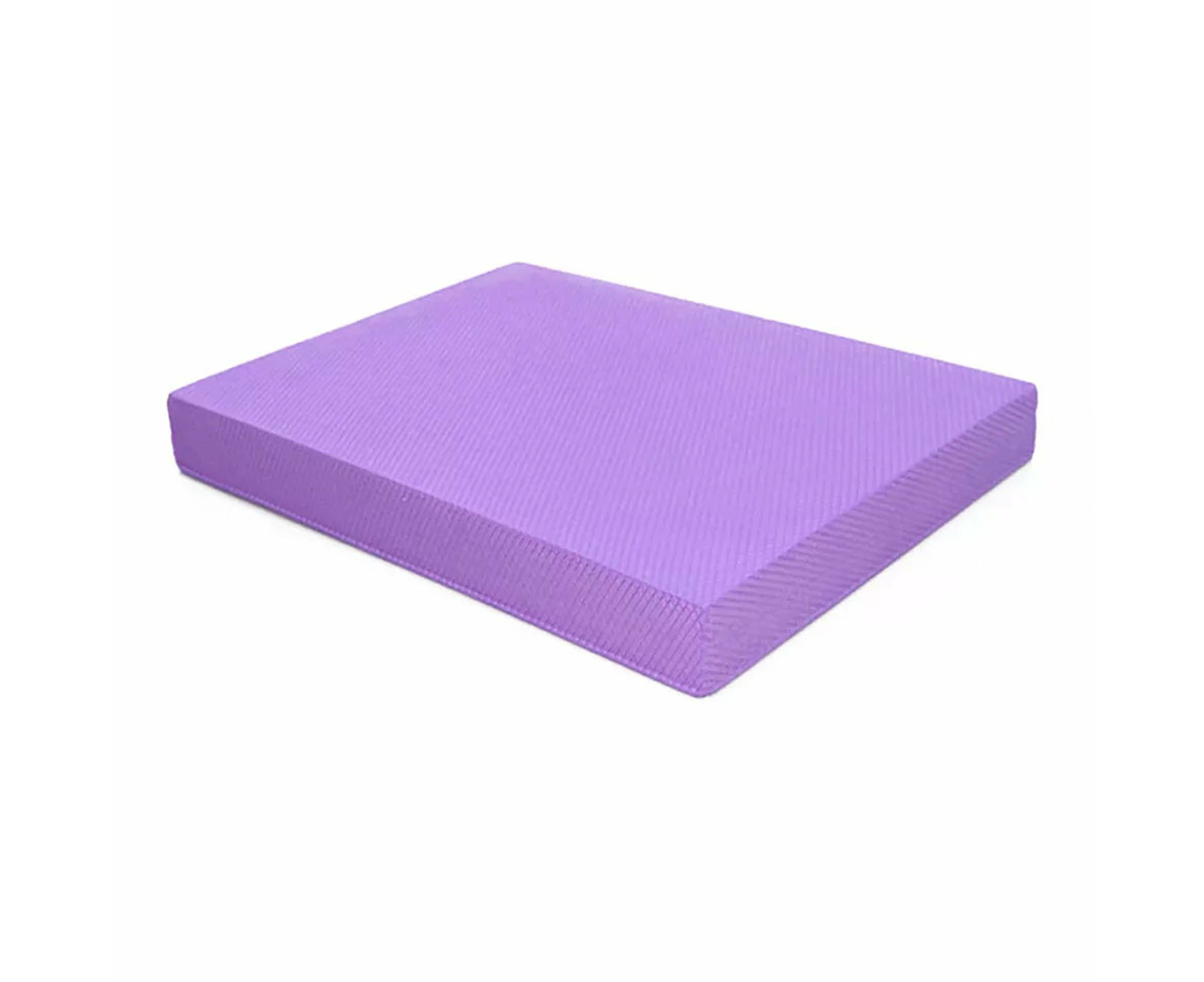 Yoga Mat Rehabilitation Stability Training Balance Foam Pad for Physical Therapy - Purple