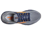 Brooks Men's Adrenaline GTS 23 Running Shoes - Grey/Crown Blue/Orange