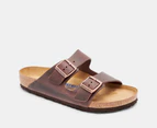 Birkenstock Unisex Arizona Oiled Leather Soft Footbed Narrow Fit Sandals - Habana