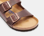 Birkenstock Unisex Arizona Oiled Leather Soft Footbed Narrow Fit Sandals - Habana