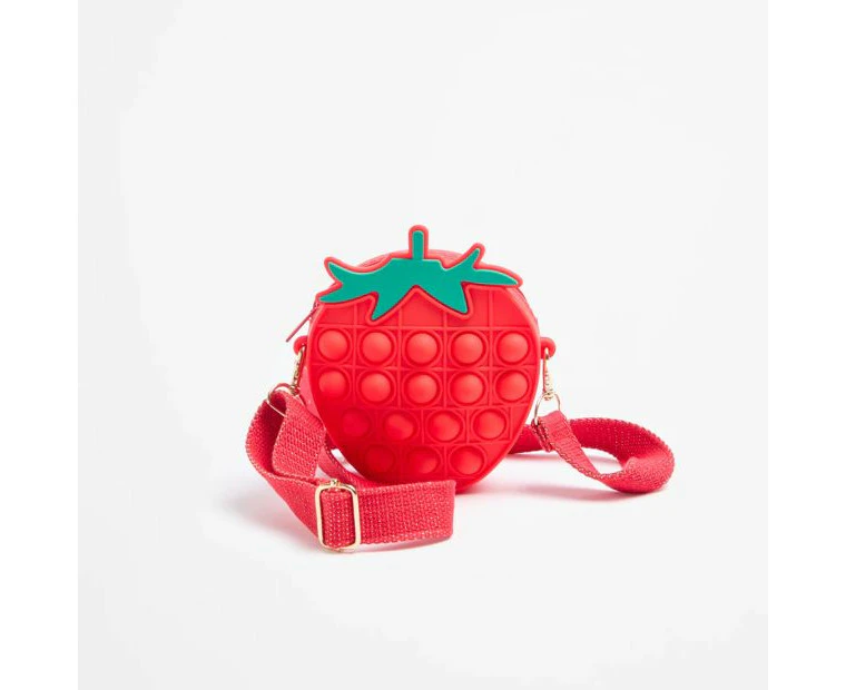 Target Kids Strawberry Pop It Crossbody Bag