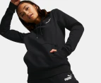 Puma Women's Essentials Embroidery Hoodie - Puma Black