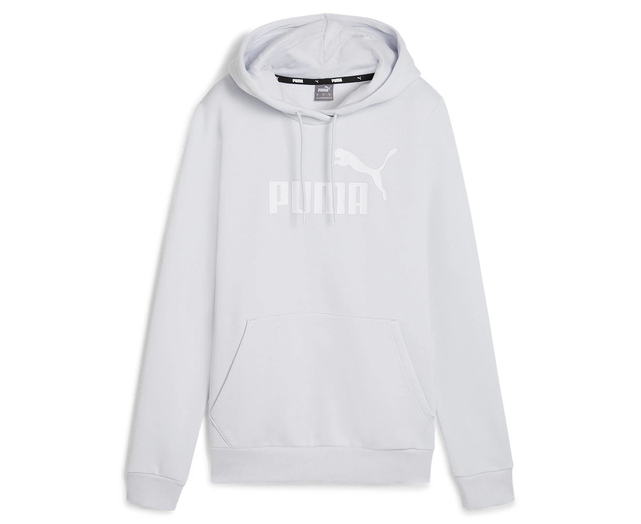 Puma Women's Essentials Logo Hoodie - Silver Mist