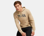 Puma Men's Squad Fleece Hoodie - Prairie Tan