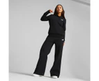 Puma Women's Essentials Embroidery Hoodie - Puma Black