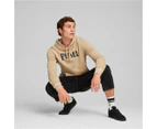 Puma Men's Squad Fleece Hoodie - Prairie Tan