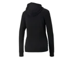 Puma Women's Essentials Embroidery Hoodie - Puma Black