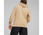 Puma Men's Squad Fleece Hoodie - Prairie Tan