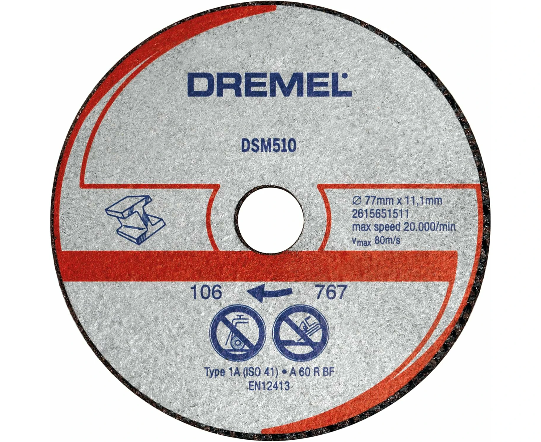 Dremel DSM540 Diamond Cutting Disc for Hard Materials – Compatible with DSM20 Circular Saw