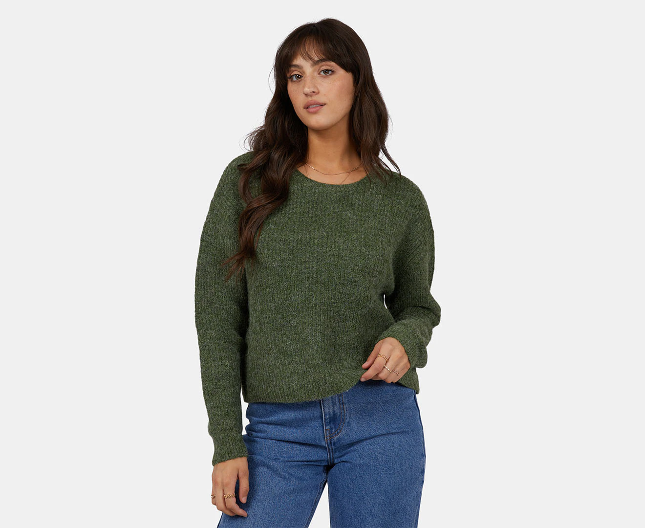 All About Eve Women's Jordana Knit Sweater - Khaki