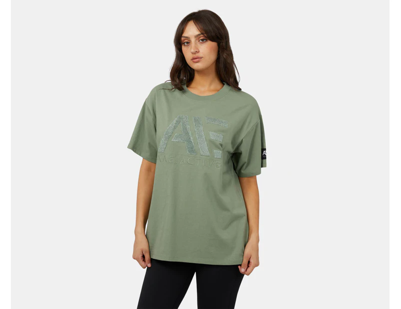 All About Eve Women's Base Active Tee / T-Shirt / Tshirt - Khaki