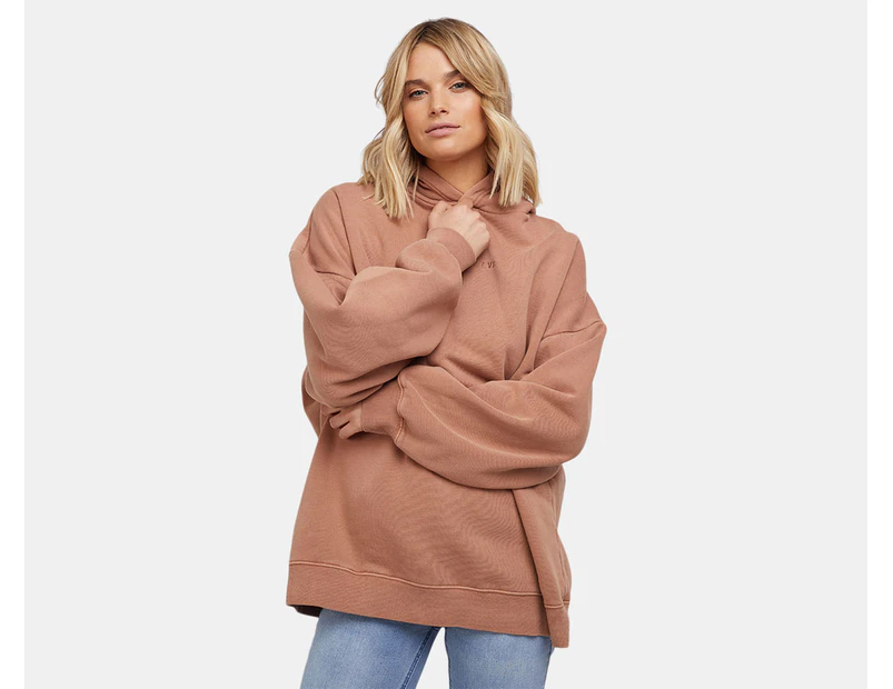 All About Eve Women's Washed Hoodie - Tan