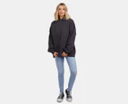 All About Eve Women's Washed Hoodie - Washed Black