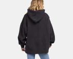 All About Eve Women's Washed Hoodie - Washed Black