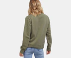 All About Eve Women's Washed Crew Sweatshirt - Khaki