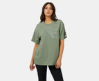 All About Eve Women's Base Active Tee / T-Shirt / Tshirt - Khaki