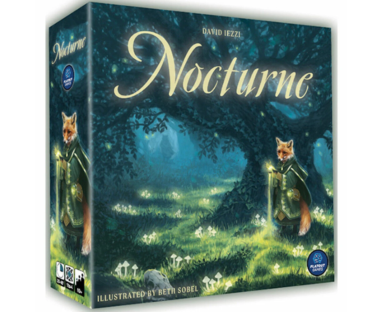 AEG Nocturne Magical Bidding Adventure Family Party Night Board Game 10y+