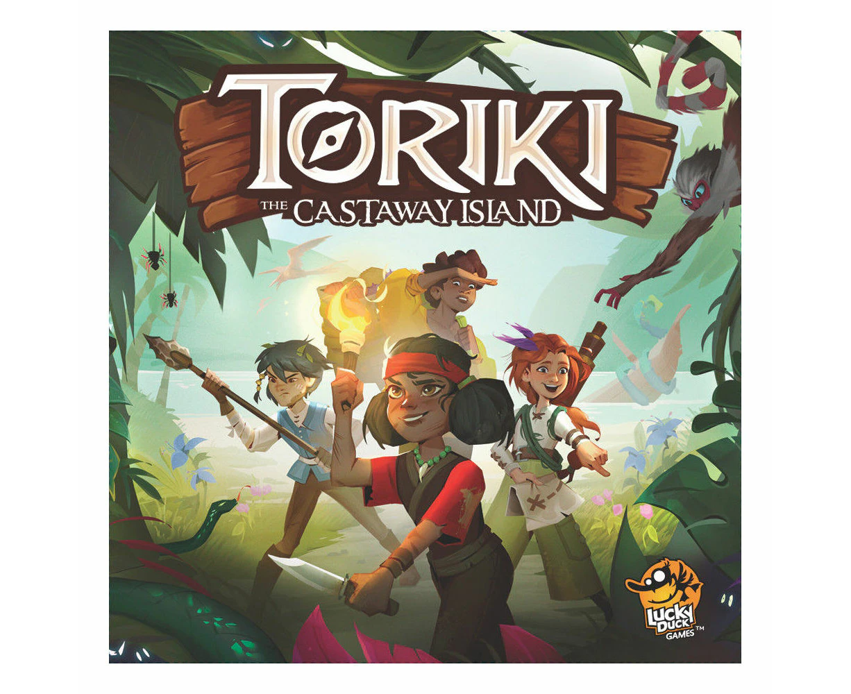 Lucky Duck Games Toriki The Castaway Island Cooperative Family Board Game 8y+