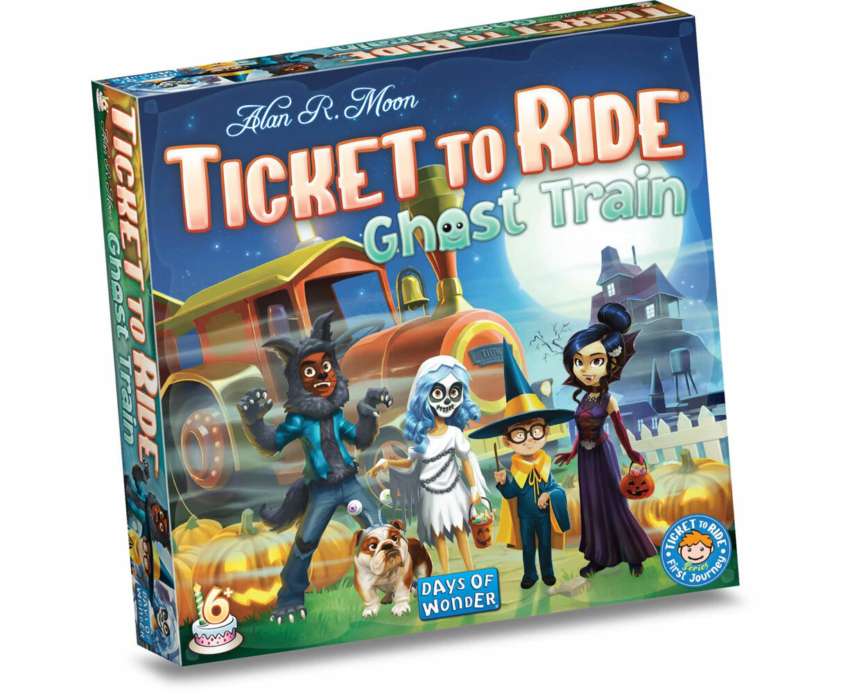 Days Of Wonder Ticket to Ride Ghost Train Family Tabletop Board Game 6y+