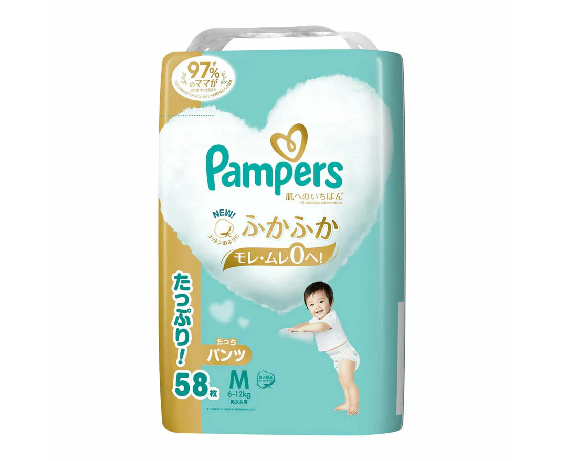 Pampers - Premium Care Nappy Pants M 6-12kg 58pcs