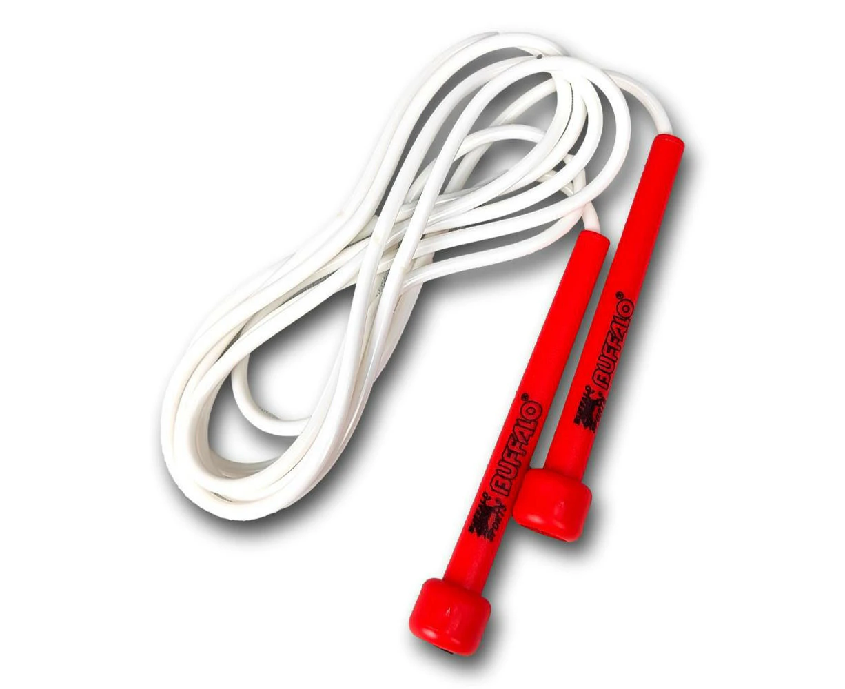 Buffalo Sports HEART Skipping Rope Red Handles 2.7m